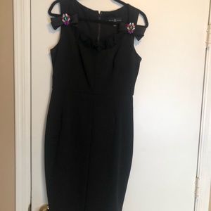 Woman’s black dress